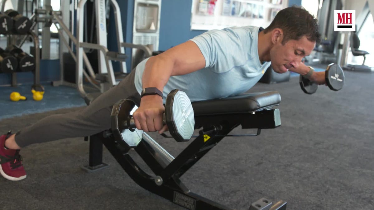 preview for Incline Rear Delt Flies Are Better For Delt Strength | Men’s Health Muscle