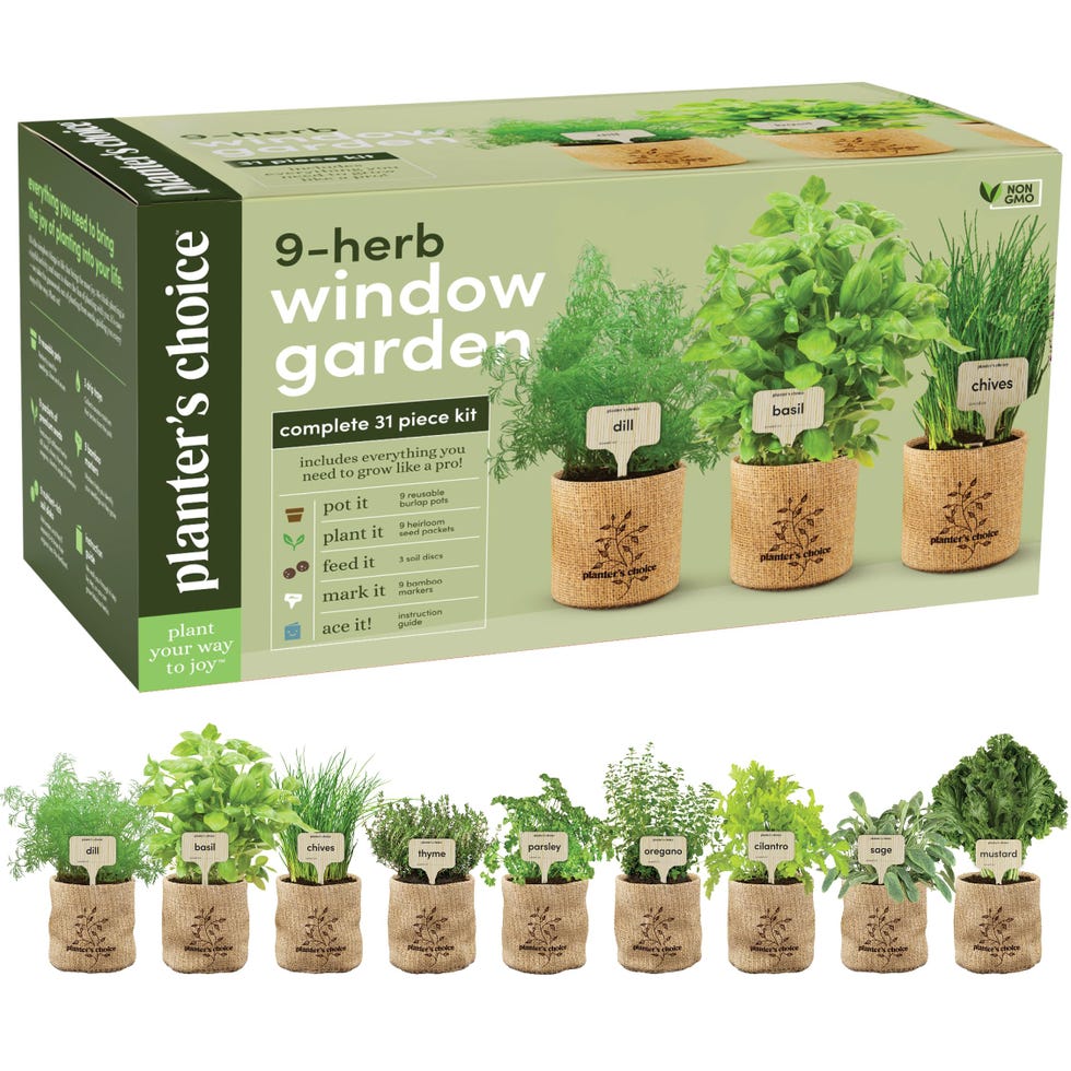 Herb Indoor Window Garden Kit Herb Indoor Window Garden Kit