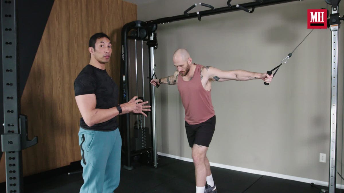 preview for Cable Crossover | Form Check | Men's Health Muscle