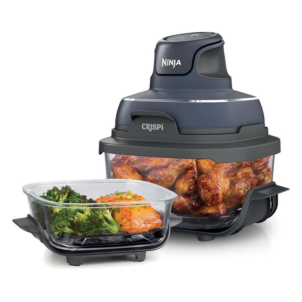 Crispi 4-in-1 Portable Glass Air-Fryer Cooking System