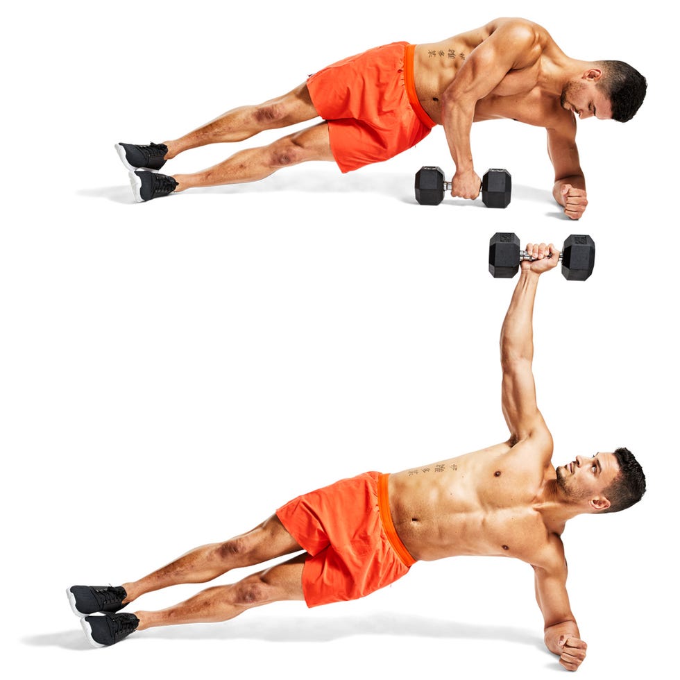 side plank press
