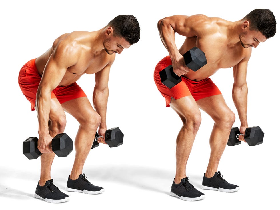 Alternating Dumbbell Row