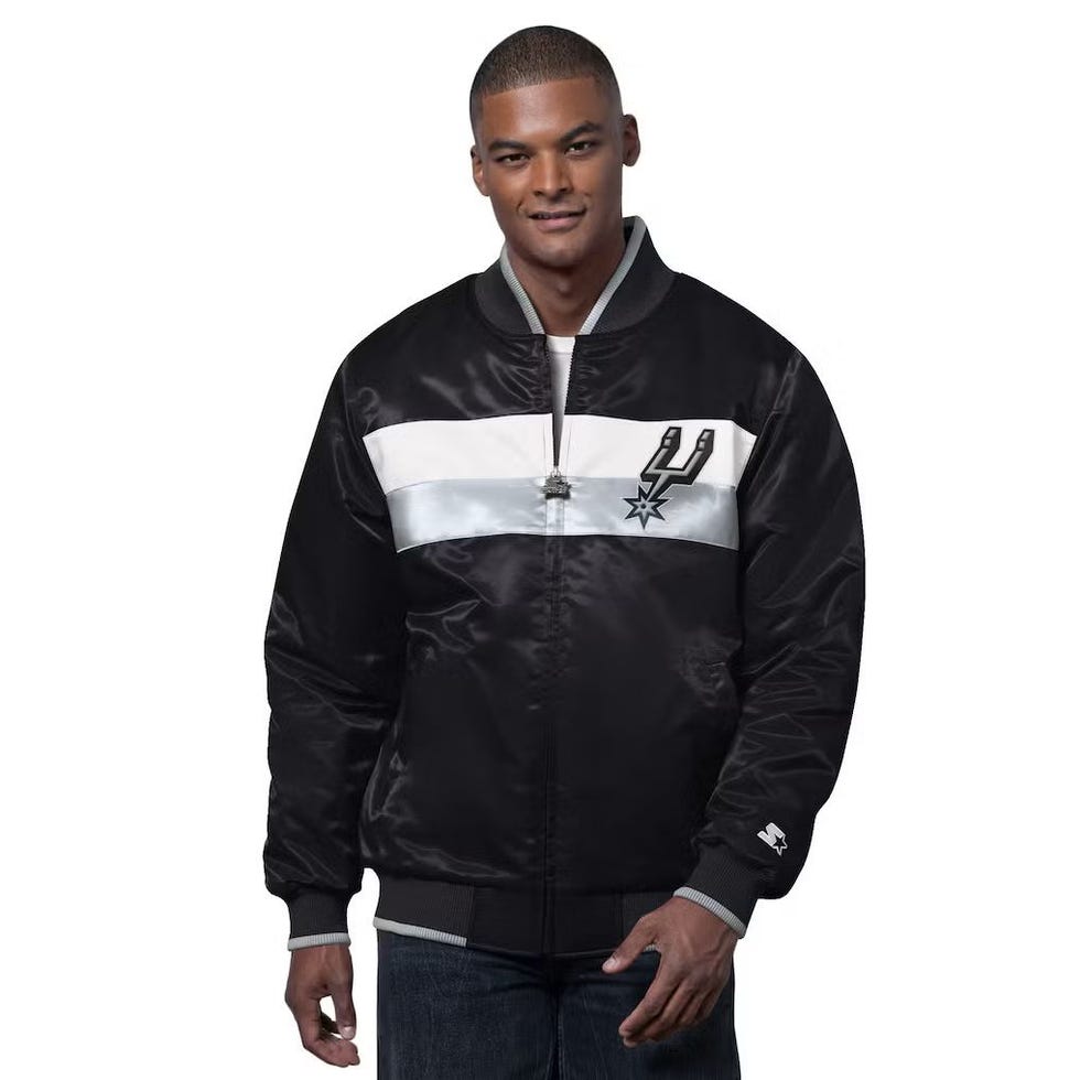 <strong>The Ambassador Satin Varsity Jacket</strong>