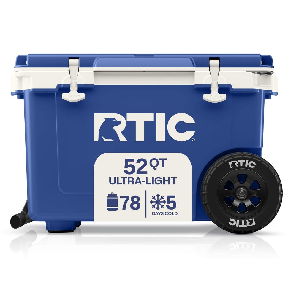 52 Quart Ultra-Light Wheeled Hard Cooler
